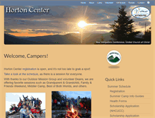 Tablet Screenshot of hortoncenter.org